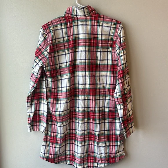 Eddie Bauer Multicolor Plaid Sleepwear Top medium - Picture 4 of 5
